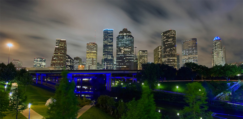 Downtown Houston at Night