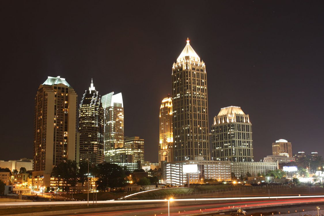 Atlanta Midtown at Night