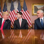 Speaker Ryan with Trump and Pence