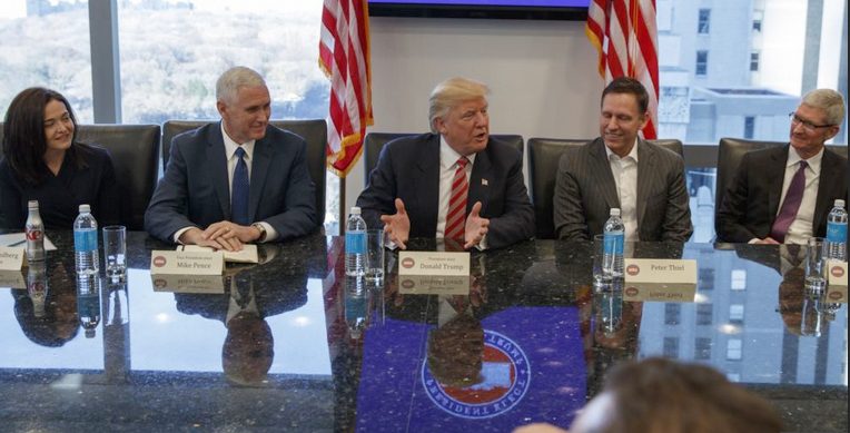Tech Leaders Meet with Trump