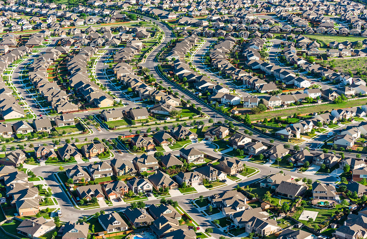 Suburbia booms as out-migration from megacities accelerates.
