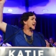 Katie Porter speaks in Tustin, CA on election night.