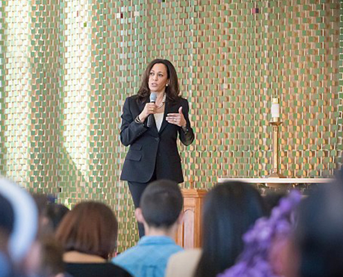 Kamala Harris in Los Angeles at a Town Hall