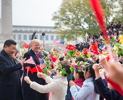 President Trump visits China
