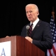 Biden in Iowa during the 2020 Presidential campaign