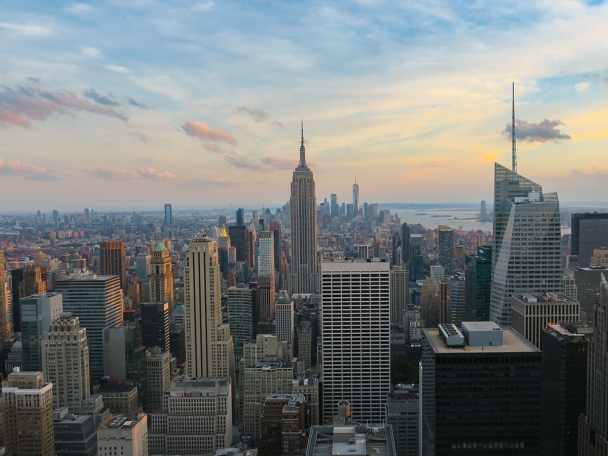 New York City, a densely populated urban area.
