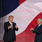Donald Trump and Mike Pence at RNC