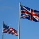 Flags of UK and USA