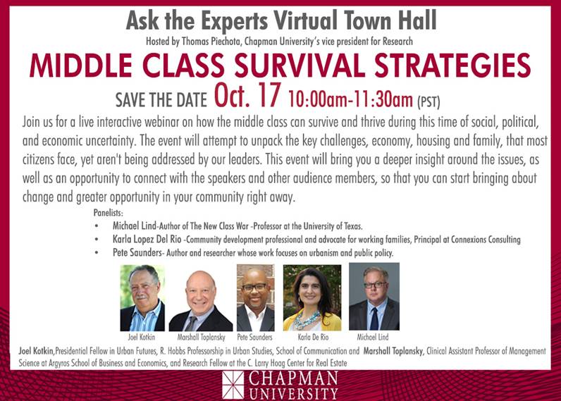 Virtual Town Hall: Middle Class Survival Strategies