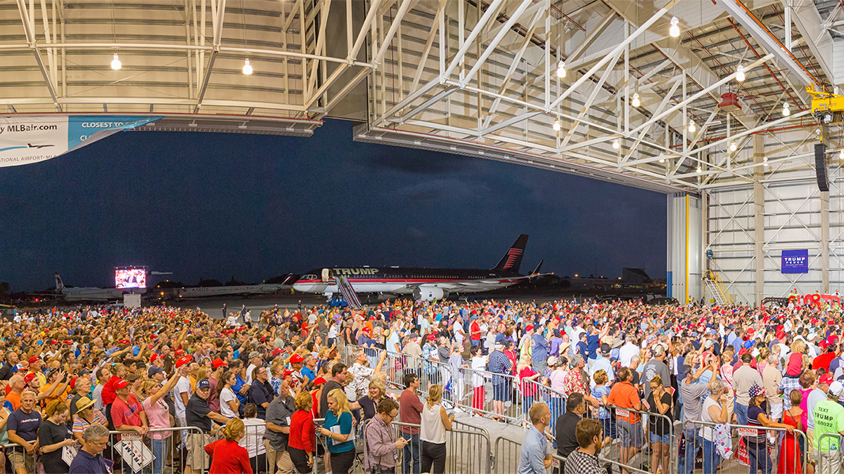Trump rally in Melbourne, Florida