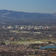 Skyline of San Jose, and Silicon Valley