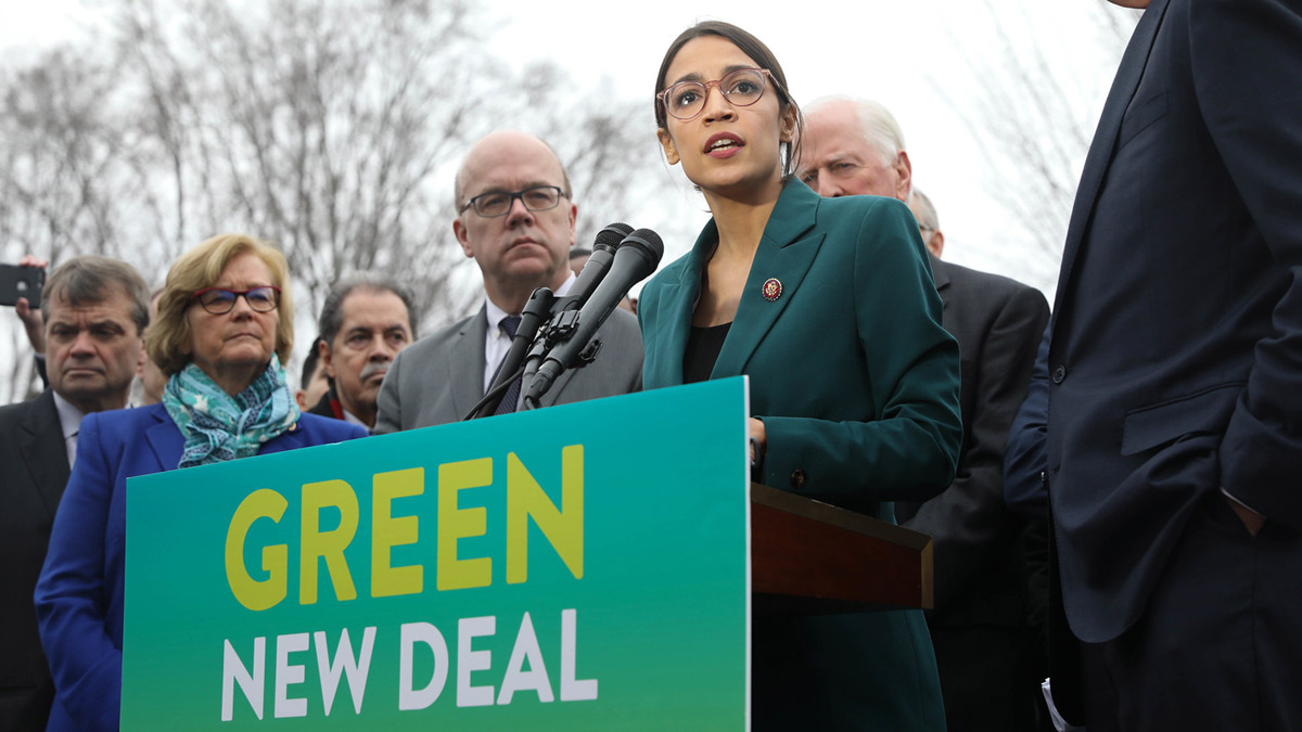 Senate Democrats Green New Deal Press Conference