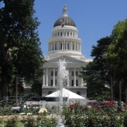 California's state capitol building, in Sacramento.