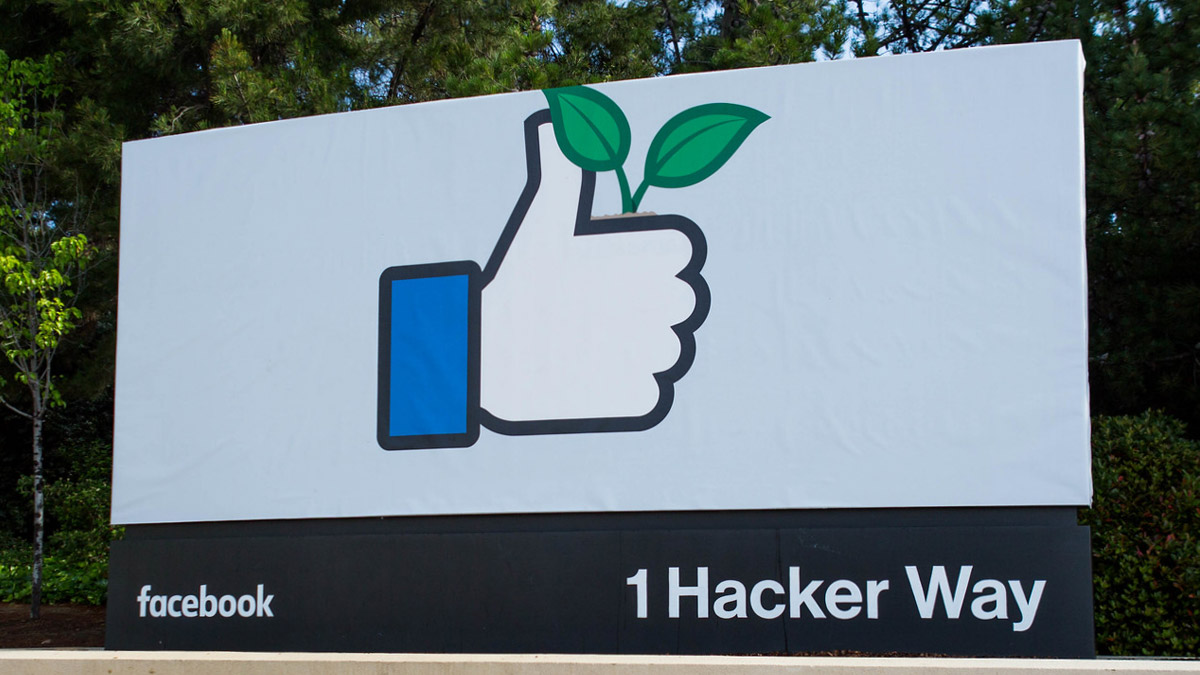 Entrance of Facebook Corporate headquarters