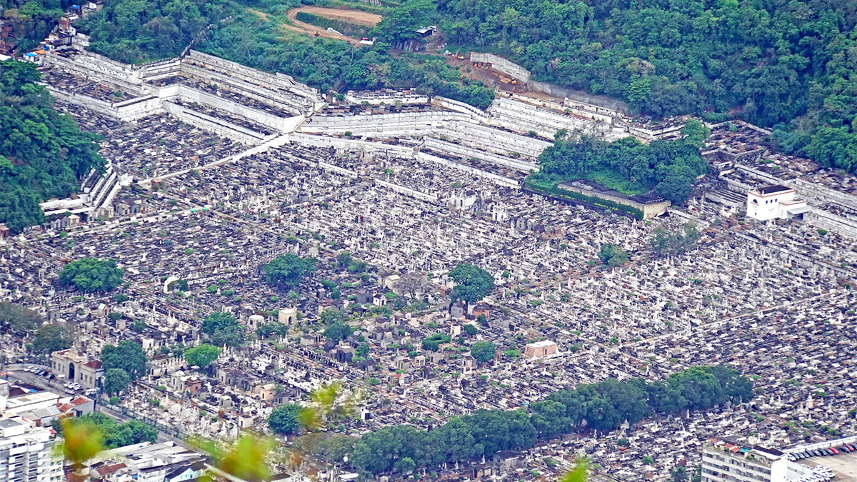 Cemetery in Rio de Janeiro, Brasil
