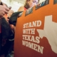 Protests in Texas against stringent abortion legislation
