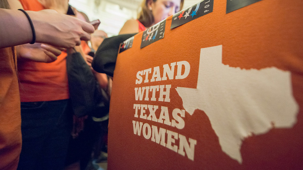 Protests in Texas against stringent abortion legislation