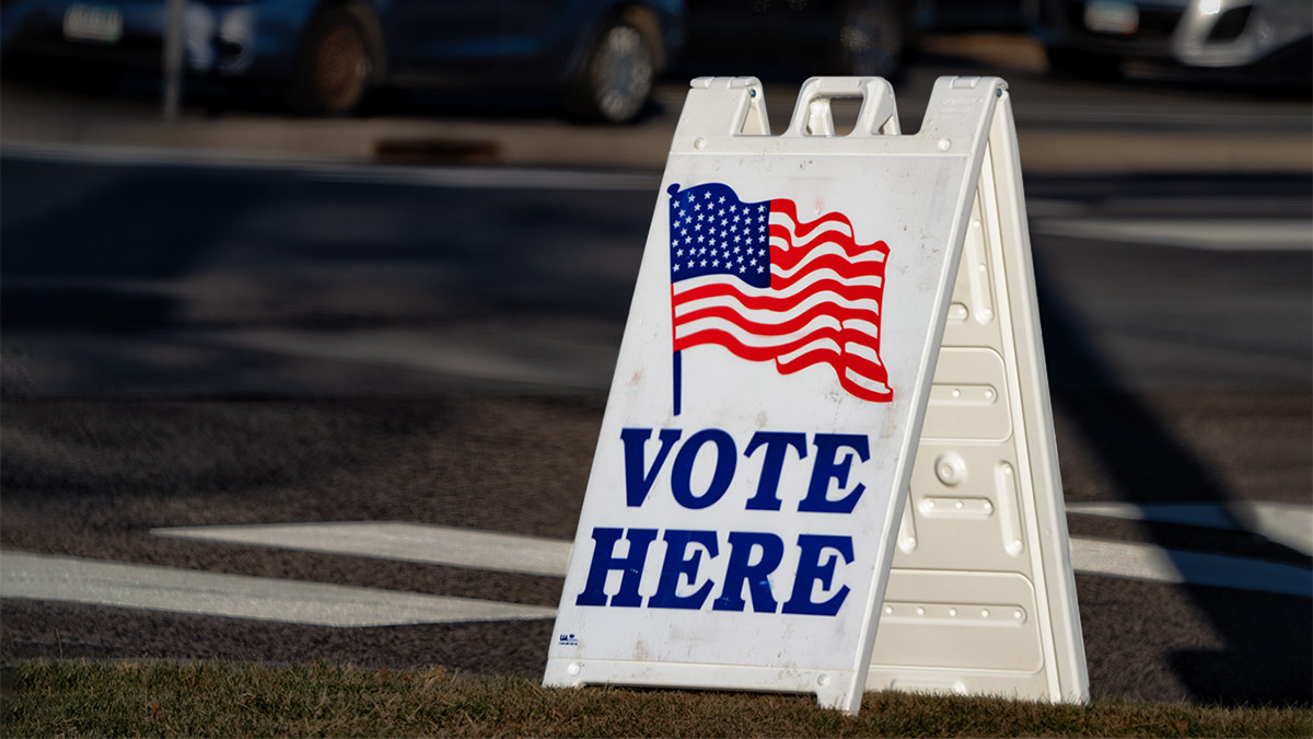 A polling place in Minnesota