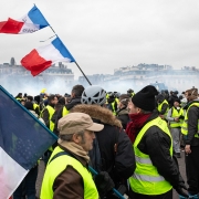 Gilets Jaunes, worker protest in France