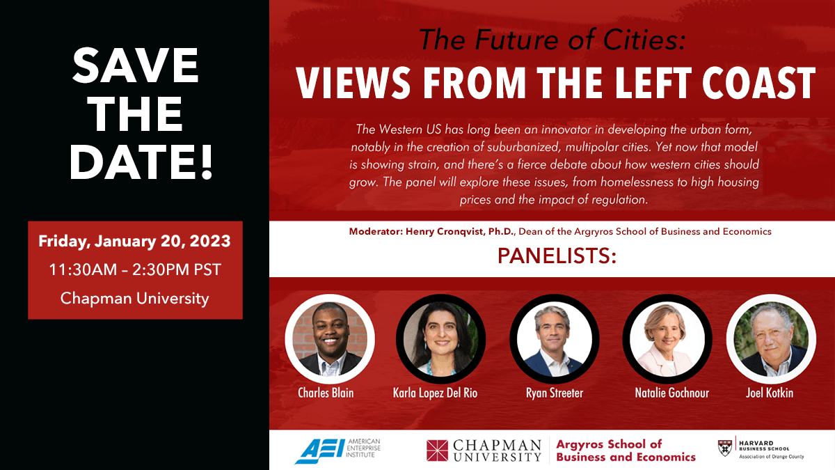 Live Event - The Future of Cities: Views From The Left Coast