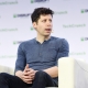 Sam Altman speaks at a tech conference about artificial intelligence.