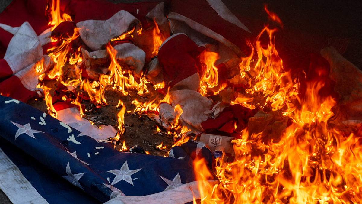 Are we burning the U.S. flag with uncontrolled immigration from countries that do not share western values?