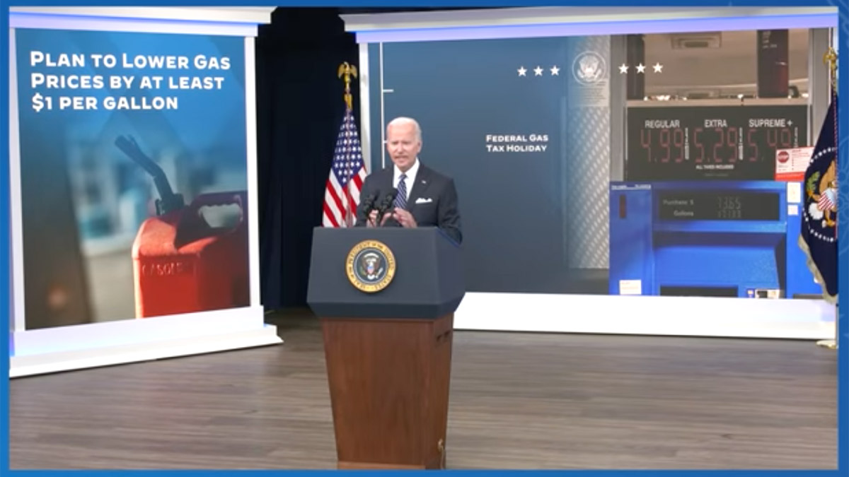 Biden speech about lowering gas prices