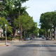 Semi-urban residential area of Whittier, California