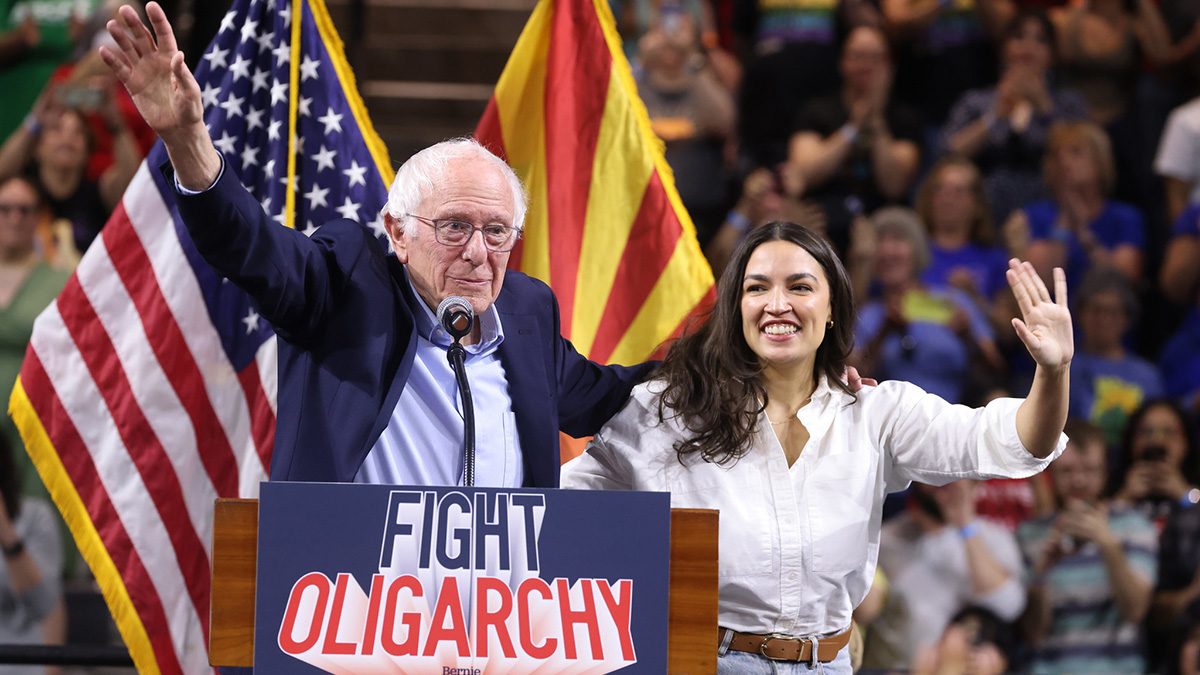 Are the Democrats drifting further left instead of letting Trump's disastrous policy speak for itself?