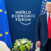 The Economist EU worship Donald Trump at the World Economic Forum in Europe