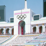 An earlier Olympics signaled the arrival of Los Angeles as an important city.