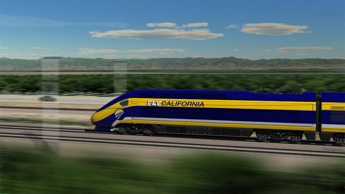 Rendering of California High-speed Rail, when completed and operational.