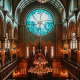 Synagogue in New York City, a gathering place for the city's Jewish community.