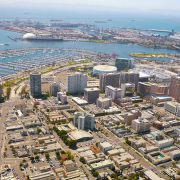 long-beach-industry Long Beach, an historic hub of manufacturing and a major cargo port.