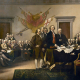 Painting of the signing of the Declaration of Independence, by John Trumbull, 1819